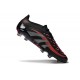 Scarpa da Calcio Adidas Predator Elite FG Nero Grigio Rosso Lucido