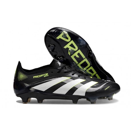 Scarpa da Calcio Adidas Predator Elite FG Nero Bianco Limone Lucido