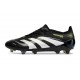 Scarpa da Calcio Adidas Predator Elite FG Nero Bianco Limone Lucido