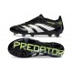 Scarpa da Calcio Adidas Predator Elite FG Nero Bianco Limone Lucido