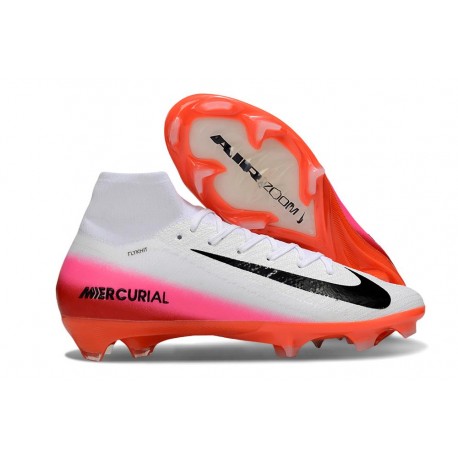 Scarpa da Calcio Nike Mercurial Superfly X Elite FG Bianco Rosso Nero