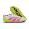 Scarpa da Calcio Adidas Predator Elite FG Bianco Rosa Lucido Limone Lucido
