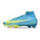 Scarpa da Calcio Nike Mercurial Superfly X Elite FG Blu Giallo