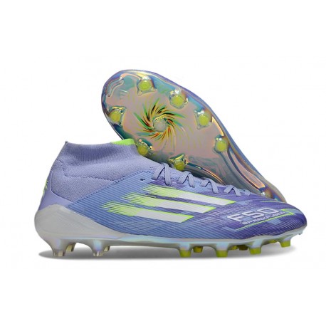 adidas F50 Elite Mid FG Viola Tone Limone Lucido Viola Rush