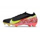 Nike Zoom Mercurial Vapor 16 Elite FG X VINI JR Nero Dynamic Giallo Verde Spark Brt Cremisi