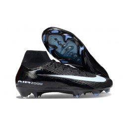 Scarpa da Calcio Nike Mercurial Superfly X Elite FG Nero Blu Ghiaccio
