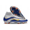 Scarpa da Calcio Nike Mercurial Superfly X Elite FG Argento Blu Giallo