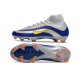 Scarpa da Calcio Nike Mercurial Superfly X Elite FG Argento Blu Giallo