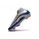 Scarpa da Calcio Nike Mercurial Superfly X Elite FG Argento Blu Giallo