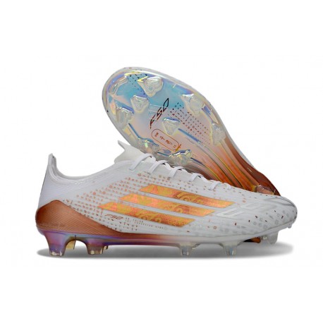 Scarpa adidas F50 Elite FG Bianco Oro