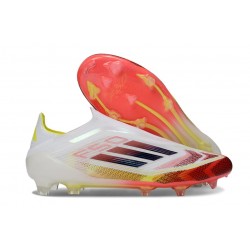 adidas Scarpa da Calcio F50 Elite LL FG Bianco Nero Rosso
