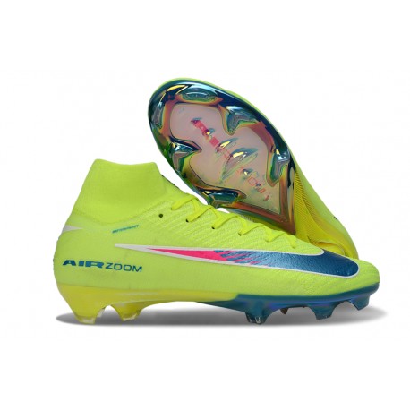 Scarpa da Calcio Nike Mercurial Superfly X Elite FG Limelight Volt Blu