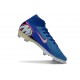Scarpa da Calcio Nike Mercurial Superfly X Elite FG Blu Racer Bianco