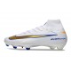 Scarpa da Calcio Nike Mercurial Superfly X Elite FG Bianco Blu Oro
