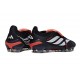 adidas Predator 26 Elite Fold-over Tongue FG Nero Bianco Rosso