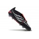 adidas Predator 26 Elite Fold-over Tongue FG Nero Bianco Rosso