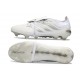 adidas Predator 26 Elite Fold-over Tongue FG Bianco Argento