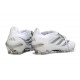 adidas Predator 26 Elite Fold-over Tongue FG Bianco Argento