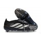 adidas Predator 26 Elite Fold-over Tongue FG Nero Argento