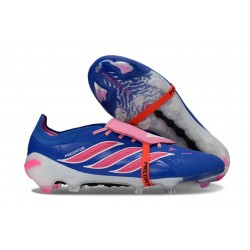 adidas Predator 26 Elite Fold-over Tongue FG Blu Racer Rosa Blast
