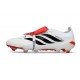 adidas Predator 26 Elite Fold-over Tongue FG Bianco Nero Rosso