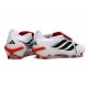 adidas Predator 26 Elite Fold-over Tongue FG Bianco Nero Rosso