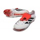 adidas Predator 26 Elite Fold-over Tongue FG Bianco Nero Rosso