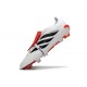 adidas Predator 26 Elite Fold-over Tongue FG Bianco Nero Rosso