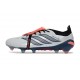 adidas Predator 26 Elite Fold-over Tongue FG Grigio Nero Rosso