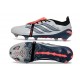 adidas Predator 26 Elite Fold-over Tongue FG Grigio Nero Rosso