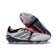 adidas Predator 26 Elite Fold-over Tongue FG Grigio Nero Rosso