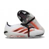 adidas Predator 26 Elite Fold-over Tongue FG Bianco Rosso