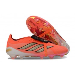 adidas Predator 26 Elite Fold-over Tongue FG Rosso Nero
