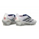 adidas Predator 26 Elite Fold-over Tongue FG Bianco Argento Blu