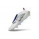 adidas Predator 26 Elite Fold-over Tongue FG Bianco Argento Blu