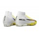 Nike Air Zoom Mercurial Superfly 10 Elite FG Bianco Oro Giallo