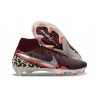 Nike Air Zoom Mercurial Superfly 10 Elite FG Bordeaux Argento