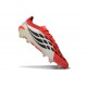 Scarpe adidas Predator 26 Elite FG Rosso Lucido Nero Core Ftwr Bianco