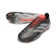 adidas Predator 26 Elite FG Ferro Metallizzato Zero Metallico Rosso Lucido