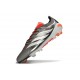 adidas Predator 26 Elite FG Ferro Metallizzato Zero Metallico Rosso Lucido