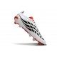 Scarpe da Calcio adidas Predator 26 Elite FG Bianco Nero Rosso