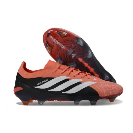 adidas Scarpa Predator Elite L FG Arancione Nero Bianco