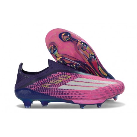 Scarpe da Calcio adidas F50 + LL Elite FG Viola Rosa Bianco
