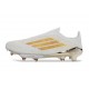 Scarpe da Calcio adidas F50 + LL Elite FG Bianco Oro