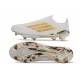 Scarpe da Calcio adidas F50 + LL Elite FG Bianco Oro