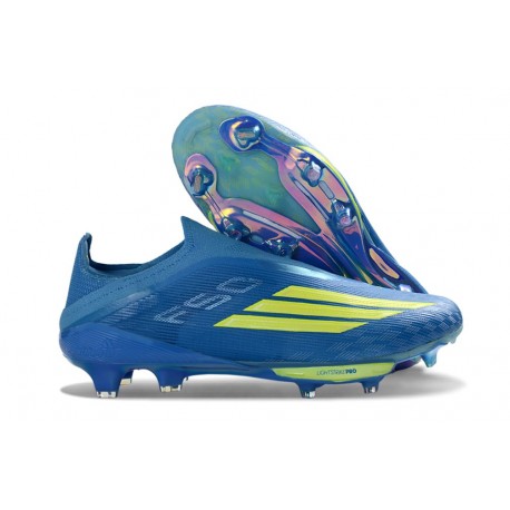 adidas F50 + LL Elite FG MESSI Team Blu Royal Giallo Solare Semi Blu Burst
