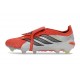 adidas Predator 26 Elite Fold-over Tongue FG Rosso Lucido Nero Core Ftwr Bianco
