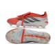 adidas Predator 26 Elite Fold-over Tongue FG Rosso Lucido Nero Core Ftwr Bianco