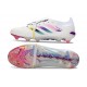 adidas Predator 26 Elite Fold-over Tongue FG Bianco Rosa