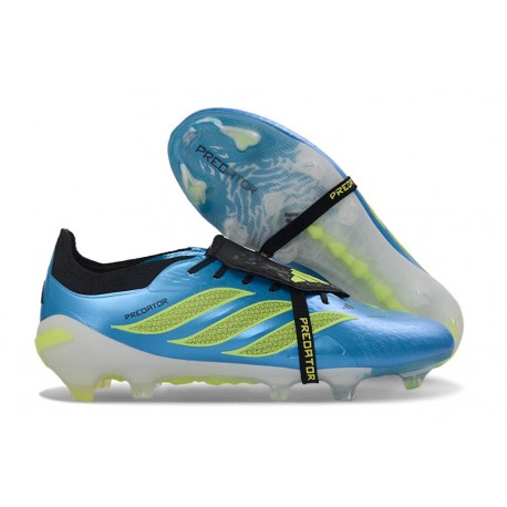 adidas Predator 26 Elite Fold-over Tongue FG Ray Blu Team Giallo Solare